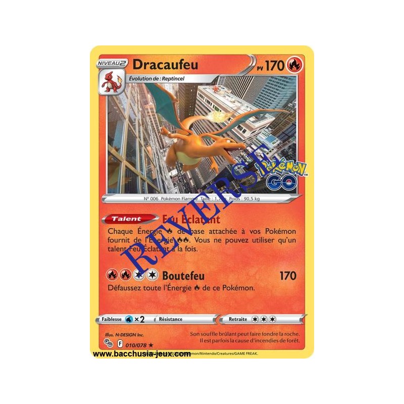 Carte Pokémon EB10.5 010/078 Dracaufeu HOLO Reverse