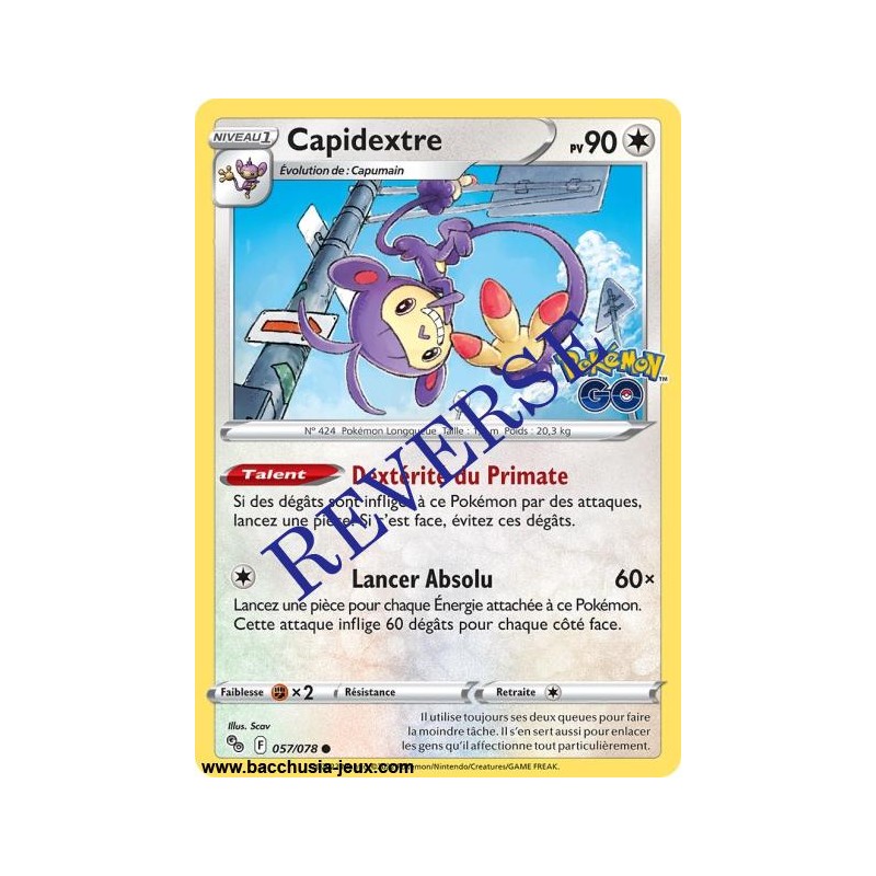 Carte Pokémon EB10.5 057/078 Capidextre Reverse