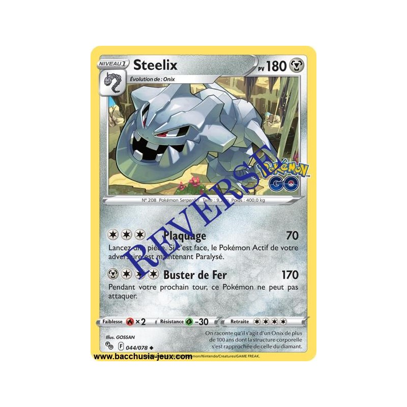 Carte Pokémon EB10.5 044/078 Steelix Reverse