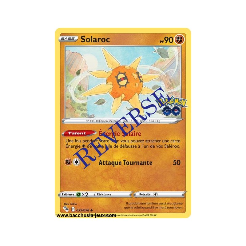 Carte Pokémon EB10.5 039/078 Solaroc Reverse