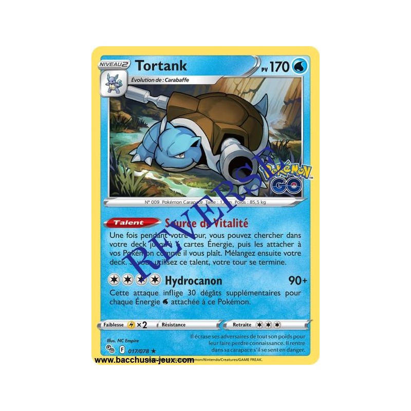 Carte Pokémon EB10.5 017/078 Tortank HOLO Reverse