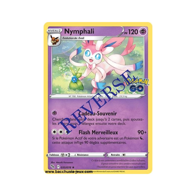 Carte Pokémon EB10.5 035/078 Nymphali HOLO Reverse