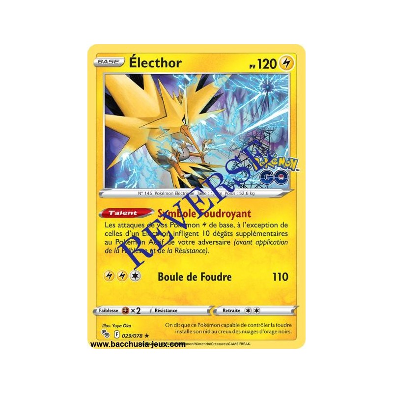 Carte Pokémon EB10.5 029/078 Electhor HOLO Reverse