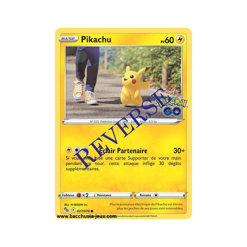 Carte Pokémon EB10.5 027/078 Pikachu Reverse