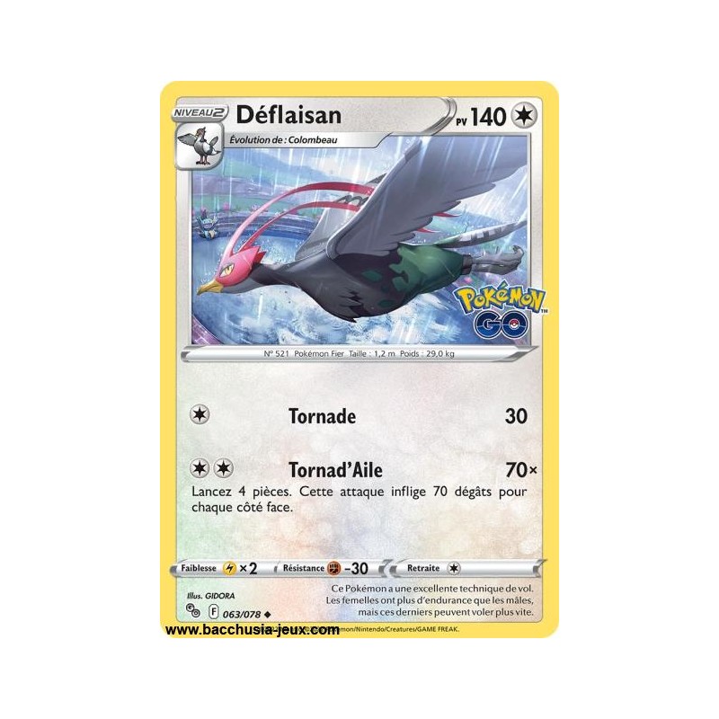 Carte Pokémon EB10.5 063/078 Déflaisan