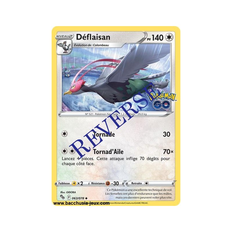Carte Pokémon EB10.5 063/078 Déflaisan Reverse