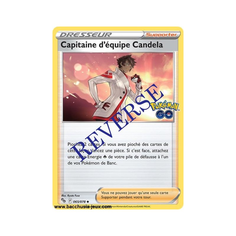 Carte Pokémon EB10.5 065/078 Capitaine d'équipe Candela Reverse