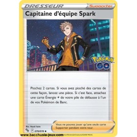 Carte Pokémon EB10.5 070/078 Capitaine d'équipe Spark