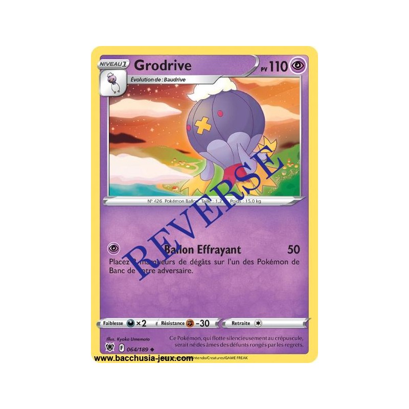 Carte Pokémon EB10 064/189 Grodrive Reverse