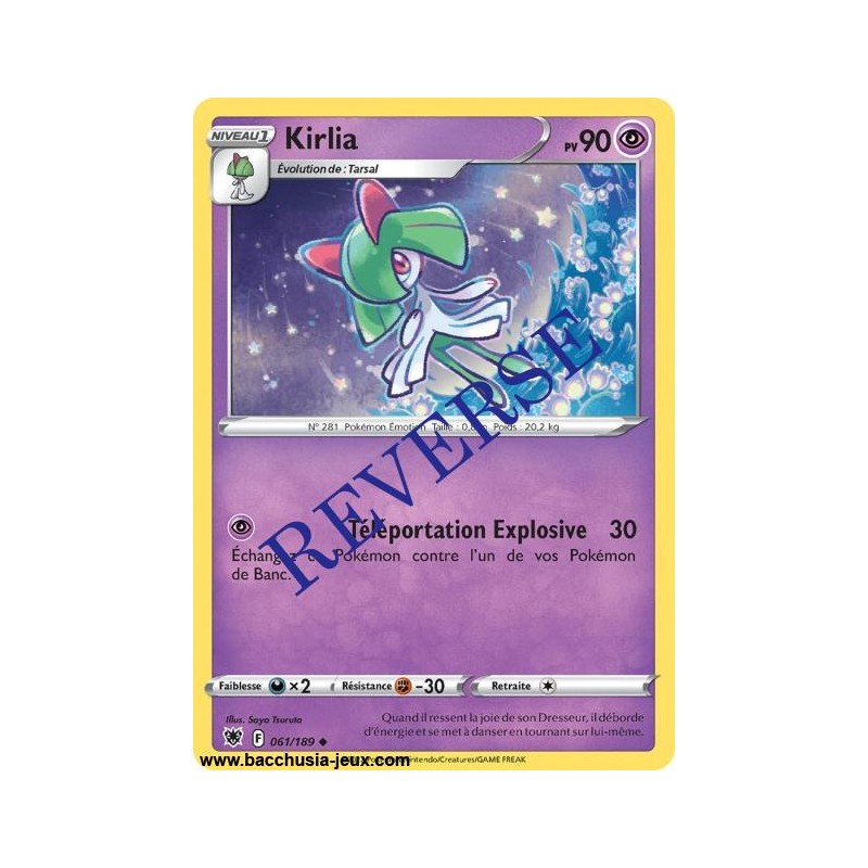 Carte Pokémon EB10 061/189 Kirlia Reverse