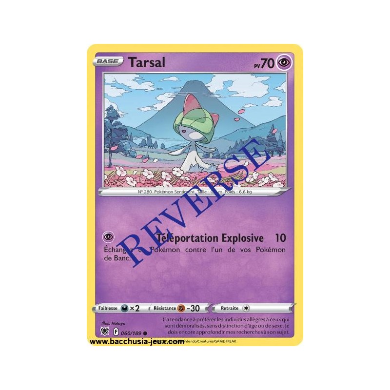 Carte Pokémon EB10 060/189 Tarsal Reverse