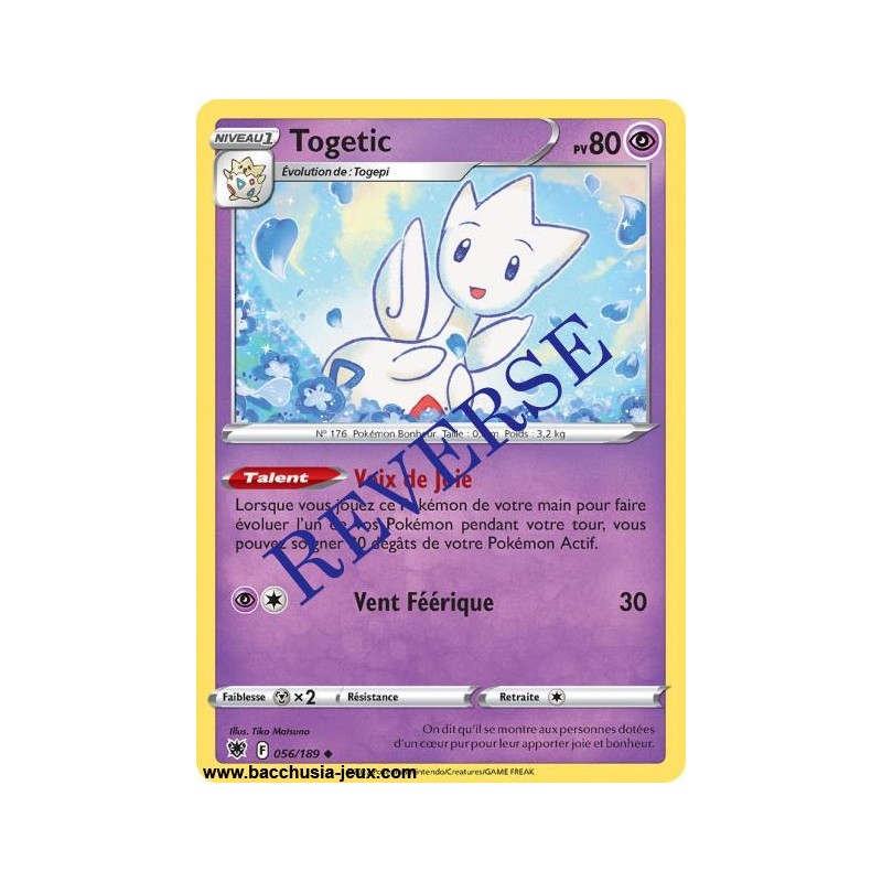 Carte Pokémon EB10 056/189 Togetic Reverse