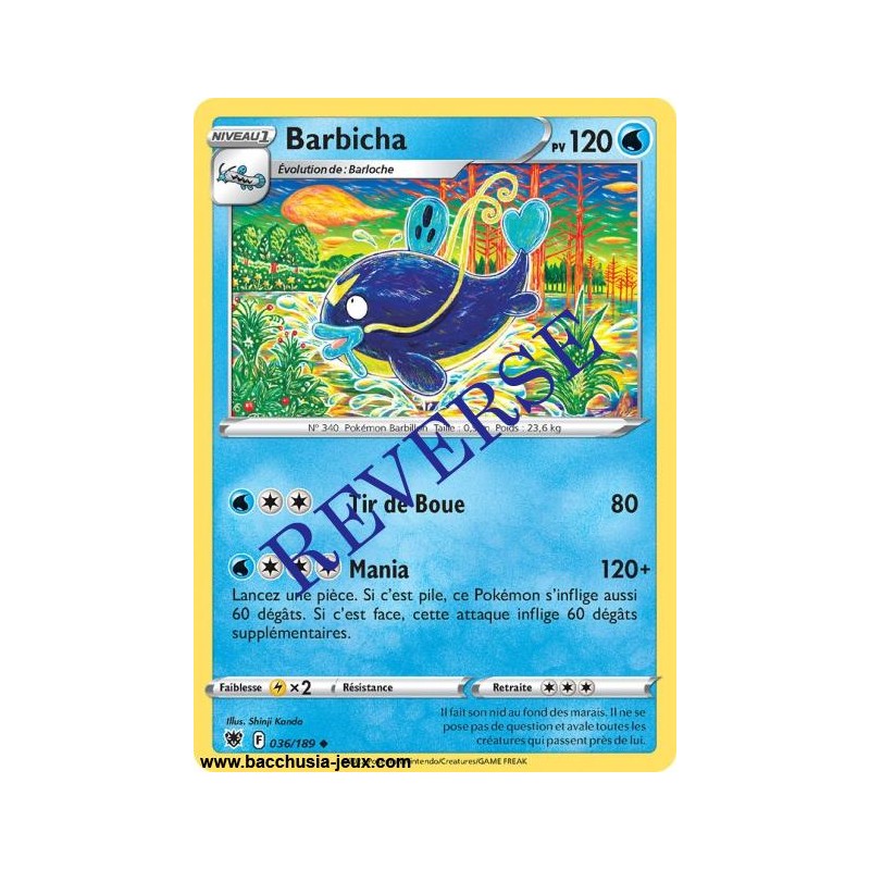 Carte Pokémon EB10 036/189 Barbicha Reverse