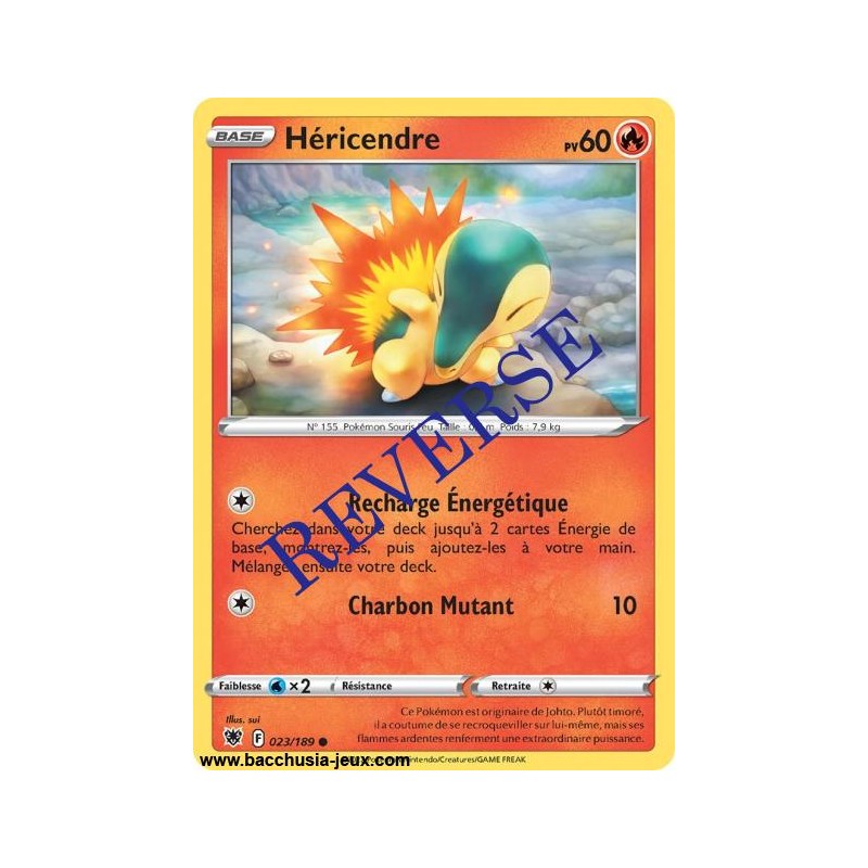 Carte Pokémon EB10 023/189 Héricendre Reverse