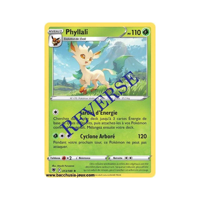 Carte Pokémon EB10 013/189 Phyllali RARE Reverse
