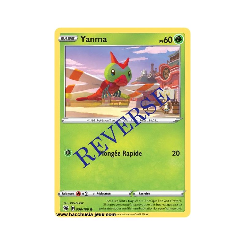 Carte Pokémon EB10 006/189 Yanma Reverse