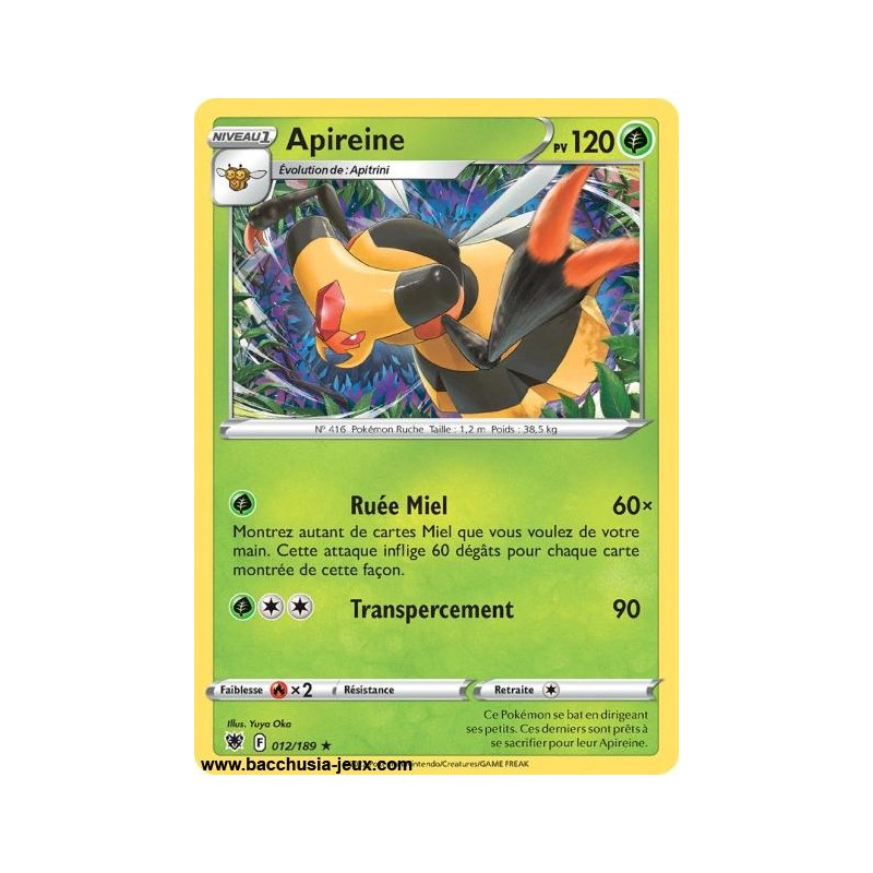 Carte Pokémon EB10 012/189 Apireine RARE
