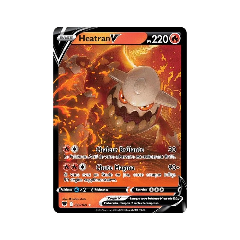 Carte Pokémon EB10 025/189 Heatran V