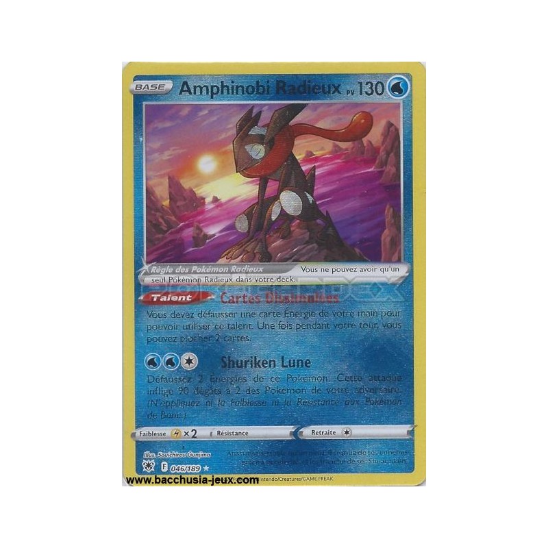 Carte Pokémon EB10 046/189 Amphinobi Radieux