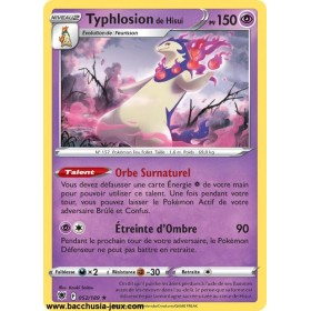 Carte Pokémon EB10 052/189 Typhlosion de Hisui HOLO