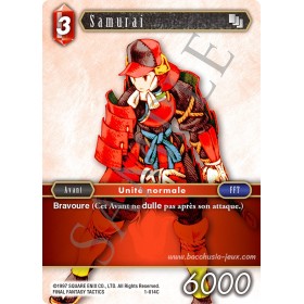 Carte FF01 Samurai 1-014C
