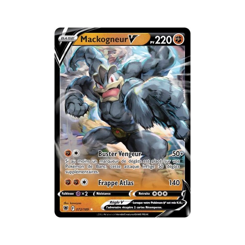 Carte Pokémon EB10 072/189 Mackogneur V