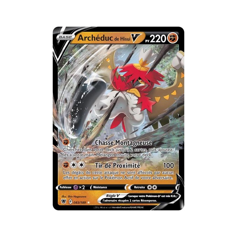 Carte Pokémon EB10 083/189 Archéduc de Hisui V