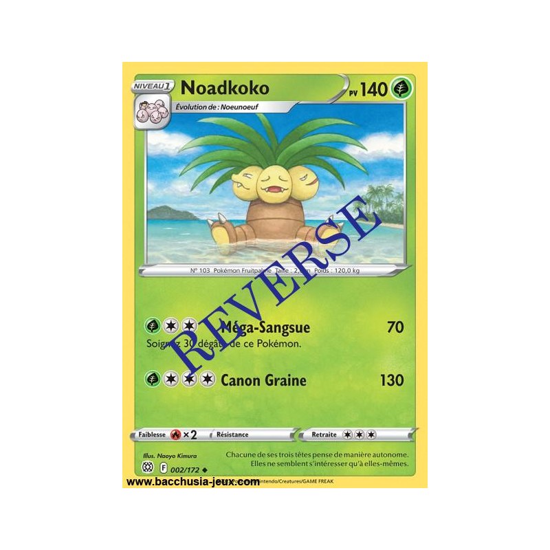 Carte Pokémon EB09 002/172 Noadkoko Reverse