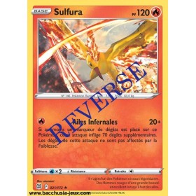 Carte Pokémon EB09 021/172 Sulfura HOLO reverse