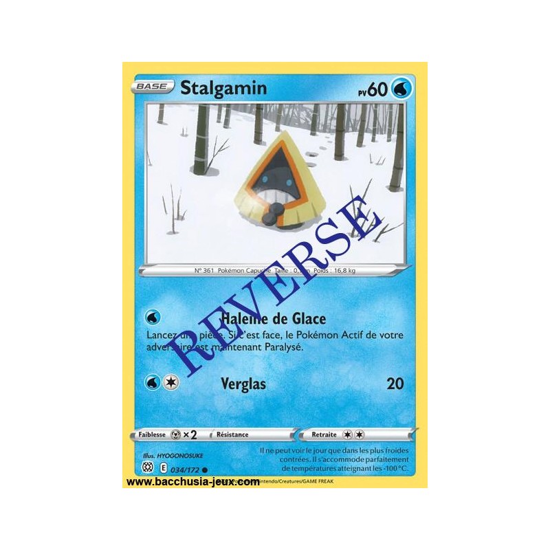 Carte Pokémon EB09 034/172 Stalgamin Reverse