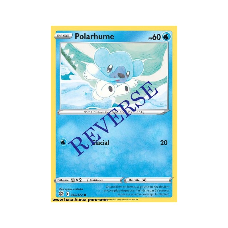 Carte Pokémon EB09 042/172 Polarhume Reverse