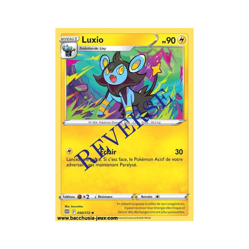 Carte Pokémon EB09 050/172 Luxio Reverse