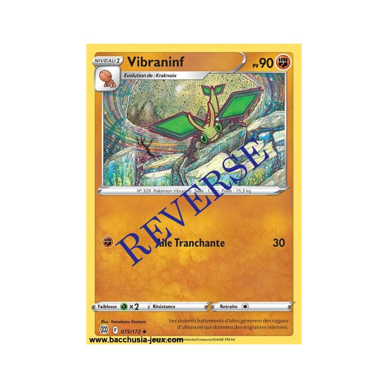 Carte Pokémon EB09 075/172 Vibraninf Reverse