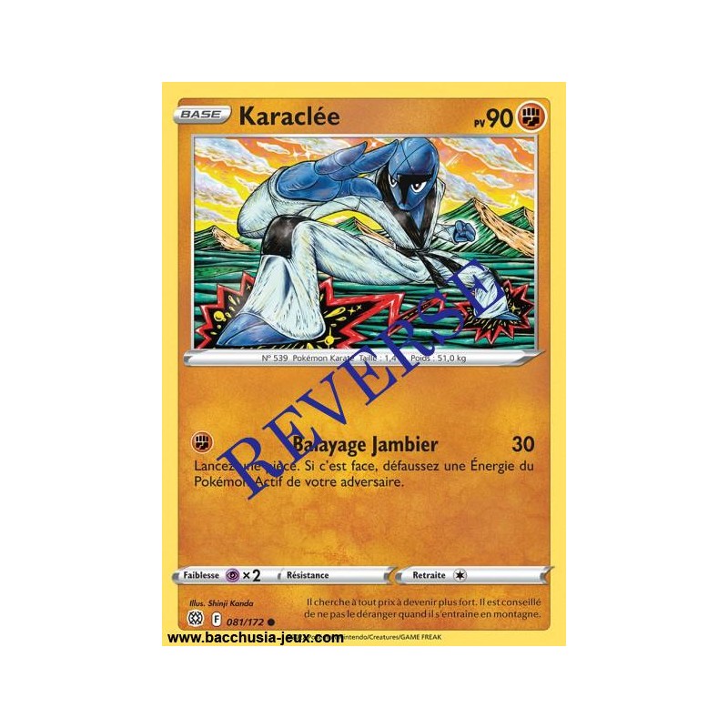 Carte Pokémon EB09 081/172 Karaclée Reverse