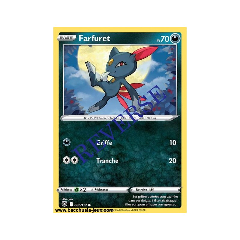 Carte Pokémon EB09 086/172 Farfuret Reverse