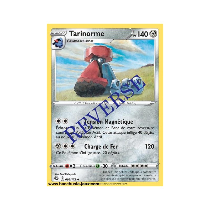Carte Pokémon EB09 099/172 Tarinorme Reverse