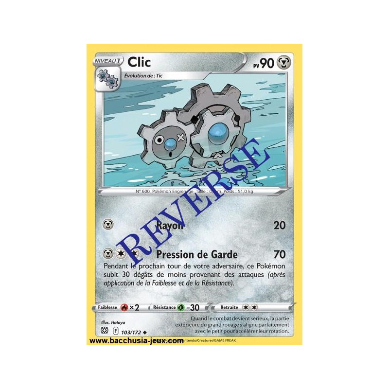 Carte Pokémon EB09 103/172 Clic Reverse