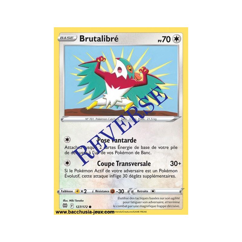 Carte Pokémon EB09 127/172 Brutalibré Reverse