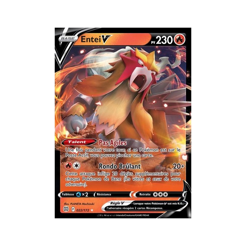 Carte Pokémon EB09 022/172 Entei V