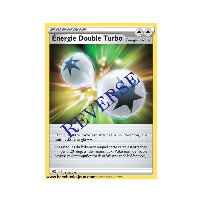 Carte Pokémon EB09 151/172 Energie Double Turbo Reverse