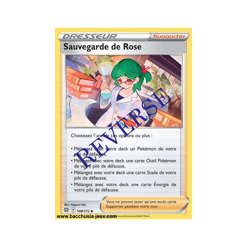 Carte Pokémon EB09 148/172 Sauvegarde de Rose Reverse