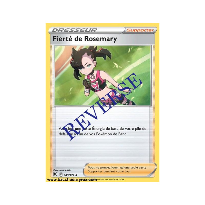 Carte Pokémon EB09 145/172 Fierté de Rosemary Reverse
