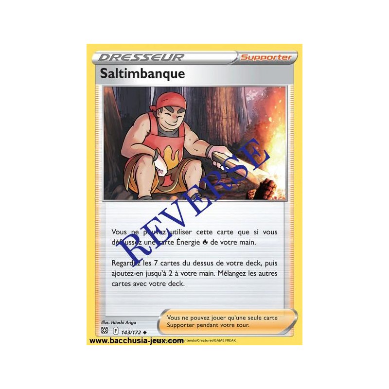 Carte Pokémon 143/172 Saltimbanque Reverse