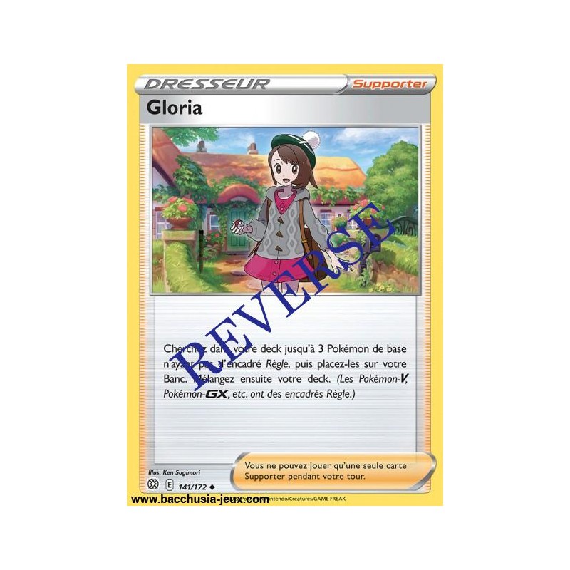 Carte Pokémon 141/172 Gloria Reverse