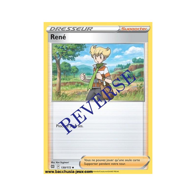 Carte Pokémon EB09 130/172 René Reverse