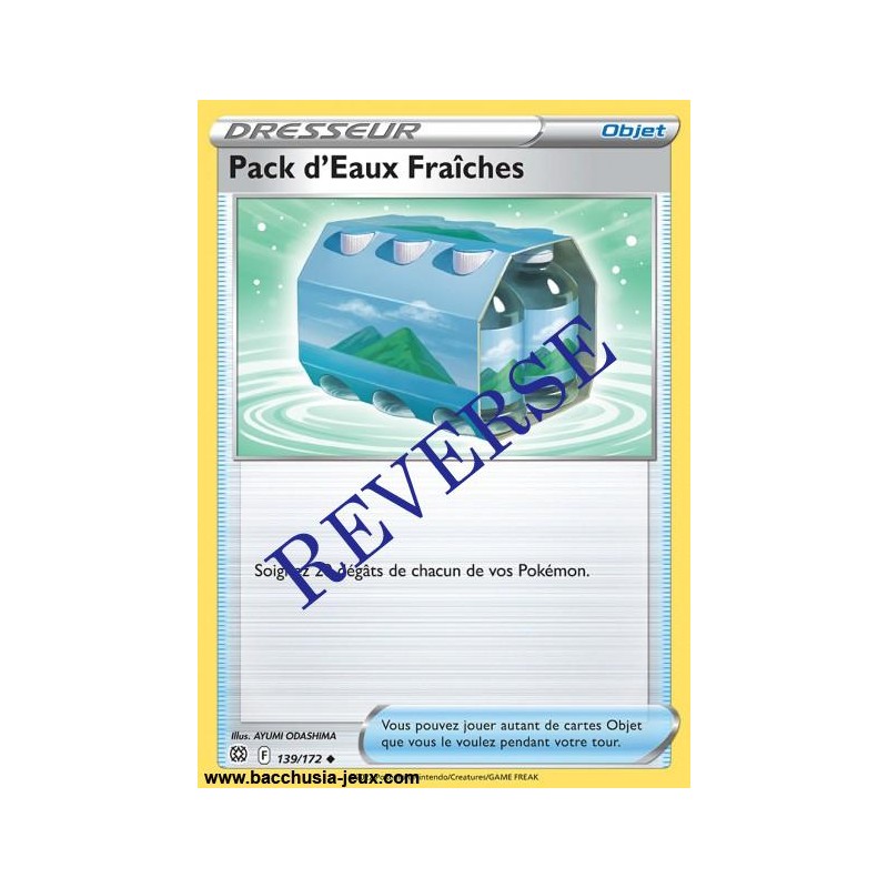 Carte Pokémon EB09 139/172 Pack d'Eaux Fraîches Reverse