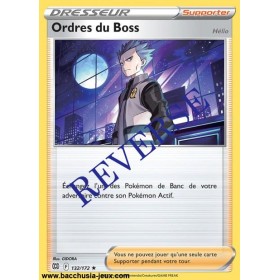 Carte Pokémon EB09 132/172 Ordres du Boss HOLO Reverse