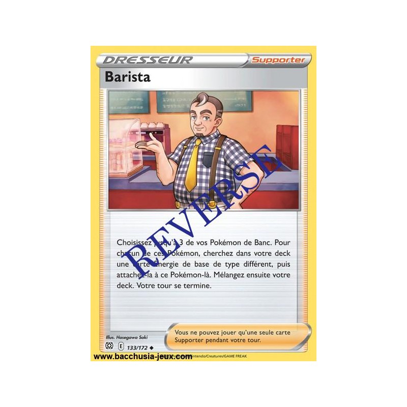 Carte Pokémon EB09 133/172 Barista Reverse