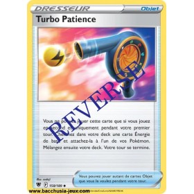 Carte Pokémon EB10 158/189 Turbo Patience Reverse