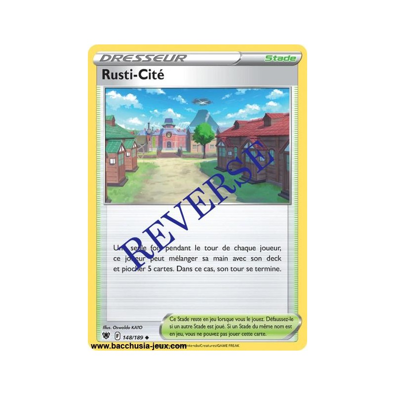 Carte Pokémon EB10 148/189 Rusti-Cité Reverse
